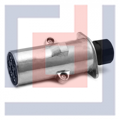 ELEKTİRİK KABLO SOKETİ 24 V KAPAKSIZ SİYAH N TİP METAL