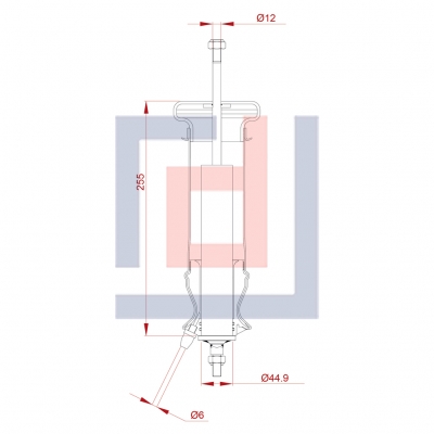 KABİN KÖRÜĞÜ AMOTISÖRLÜ (ÖN)