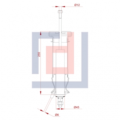 KABİN KÖRÜĞÜ, AMORTİSÖRLÜ, ARKA