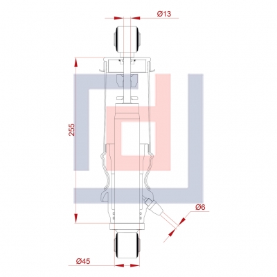 ACTROS ARKA KABİN KORUGU AMORTISORLU (ARKA)