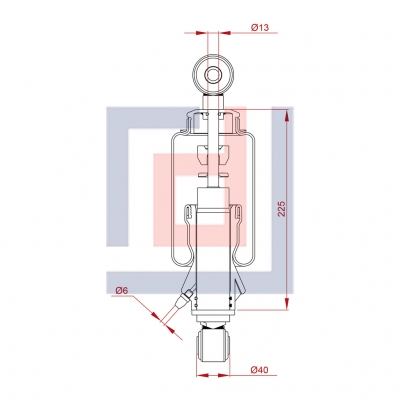 KABİN KÖRÜĞÜ AMORTİSÖRLÜ (ÖN)