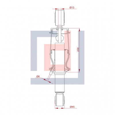 KABİN KÖRÜĞÜ AMORTİSÖRLÜ (ÖN)
