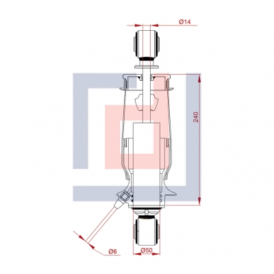 KABİN KÖRÜĞÜ AMORTİSÖRLÜ (ARKA)