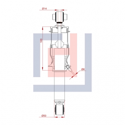 KABİN KÖRÜĞÜ AMORTİSÖRLÜ (ARKA)
